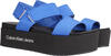 Calvin Klein FLATFORM SANDAL SOFT Kadın Mavi Sandalet