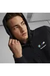 Puma Bmw Mms Hdd Sweat Jacket Cotton Siyah Erkek Fermuarlı Hoodie