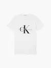 Calvin Klein Beyaz Erkek T-Shirt & Polo