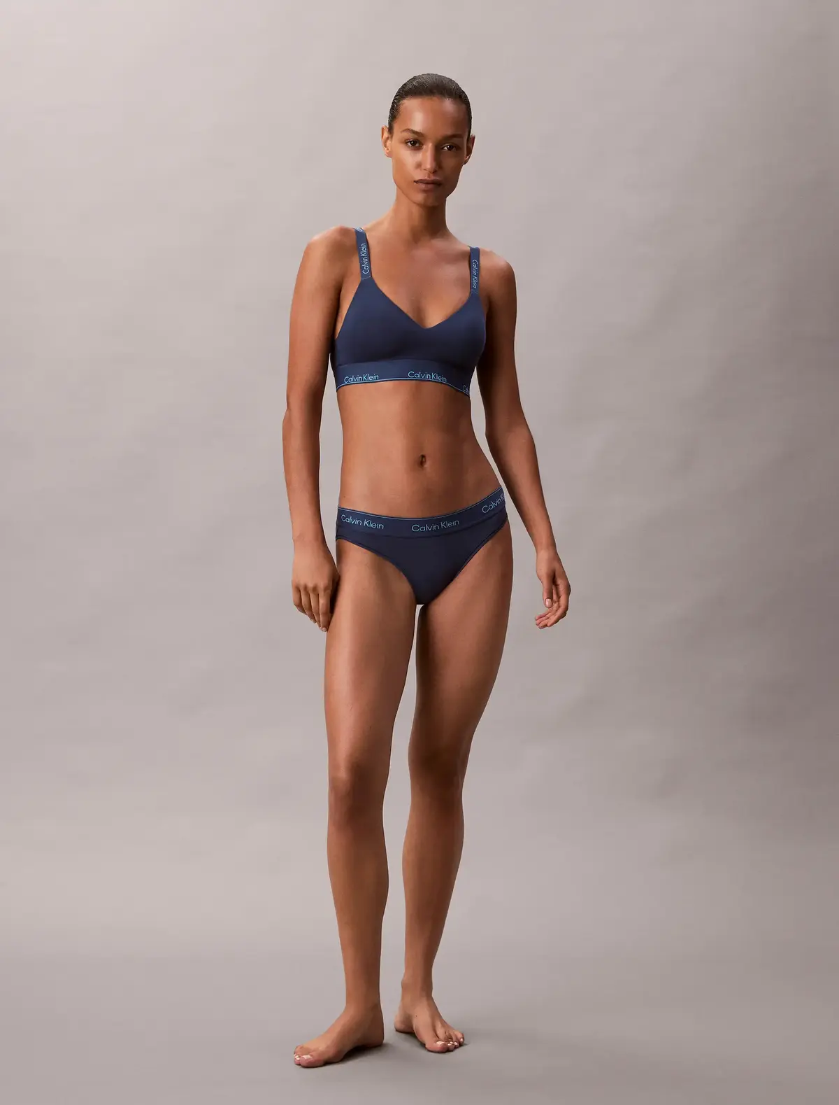 Calvin Klein LGHTLY LINED BRALETTE Mavi Kadın Bralet