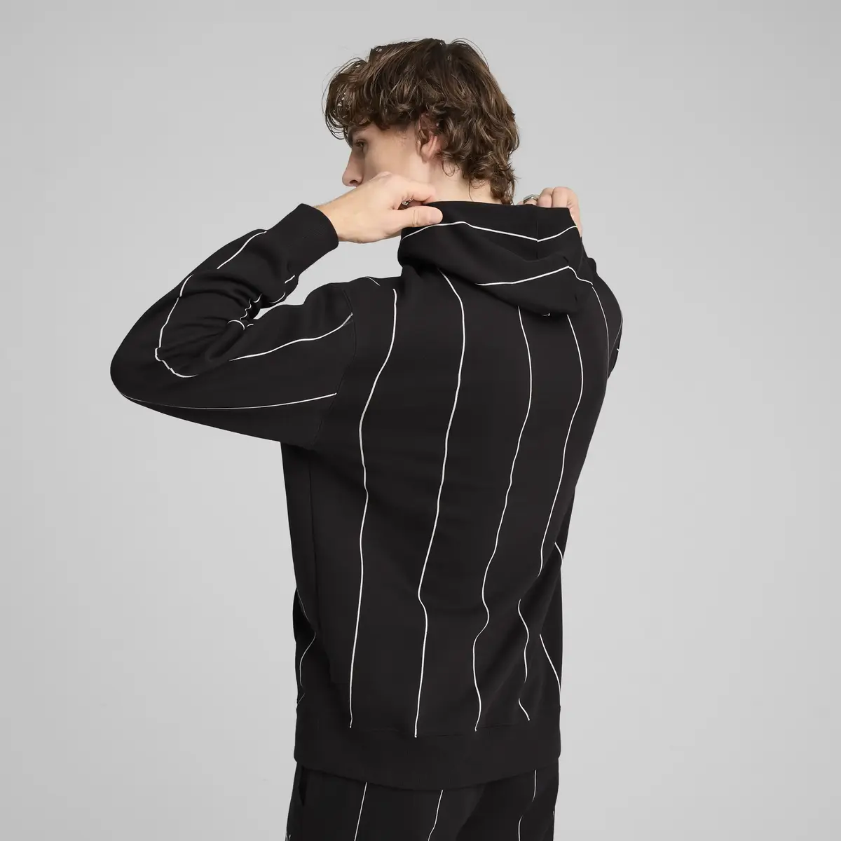 Puma Ferrari Race Premium Hoodie Siyah Erkek Sweatshirt