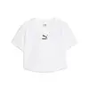 Puma DARE TO Cropped Slim Tee Beyaz Kadın T-Shirt