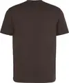 Calvin Klein SS 30S WHSL CALVIN COLL WORD GRA Erkek Kahverengi T-Shirt