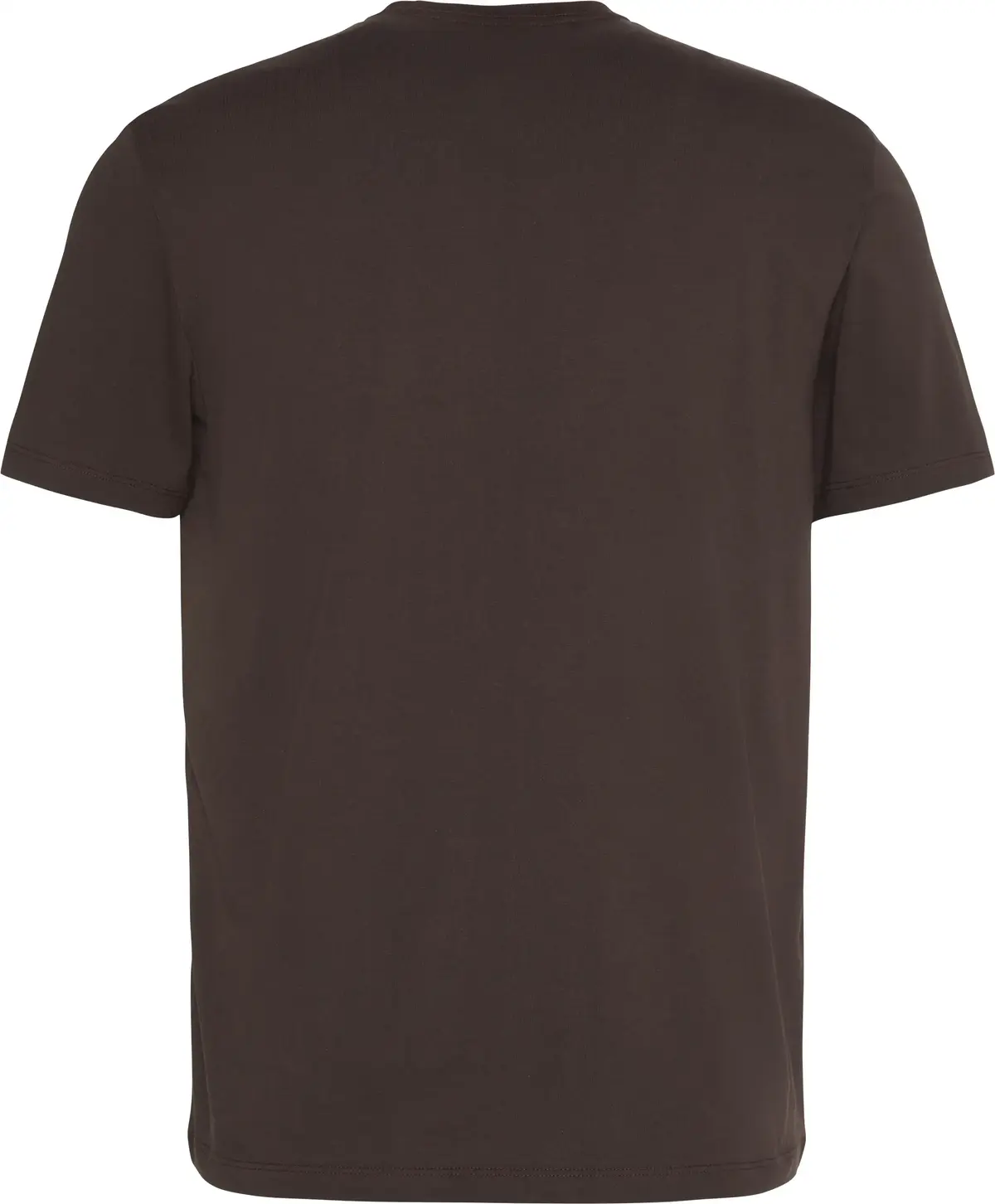Calvin Klein SS 30S WHSL CALVIN COLL WORD GRA Erkek Kahverengi T-Shirt