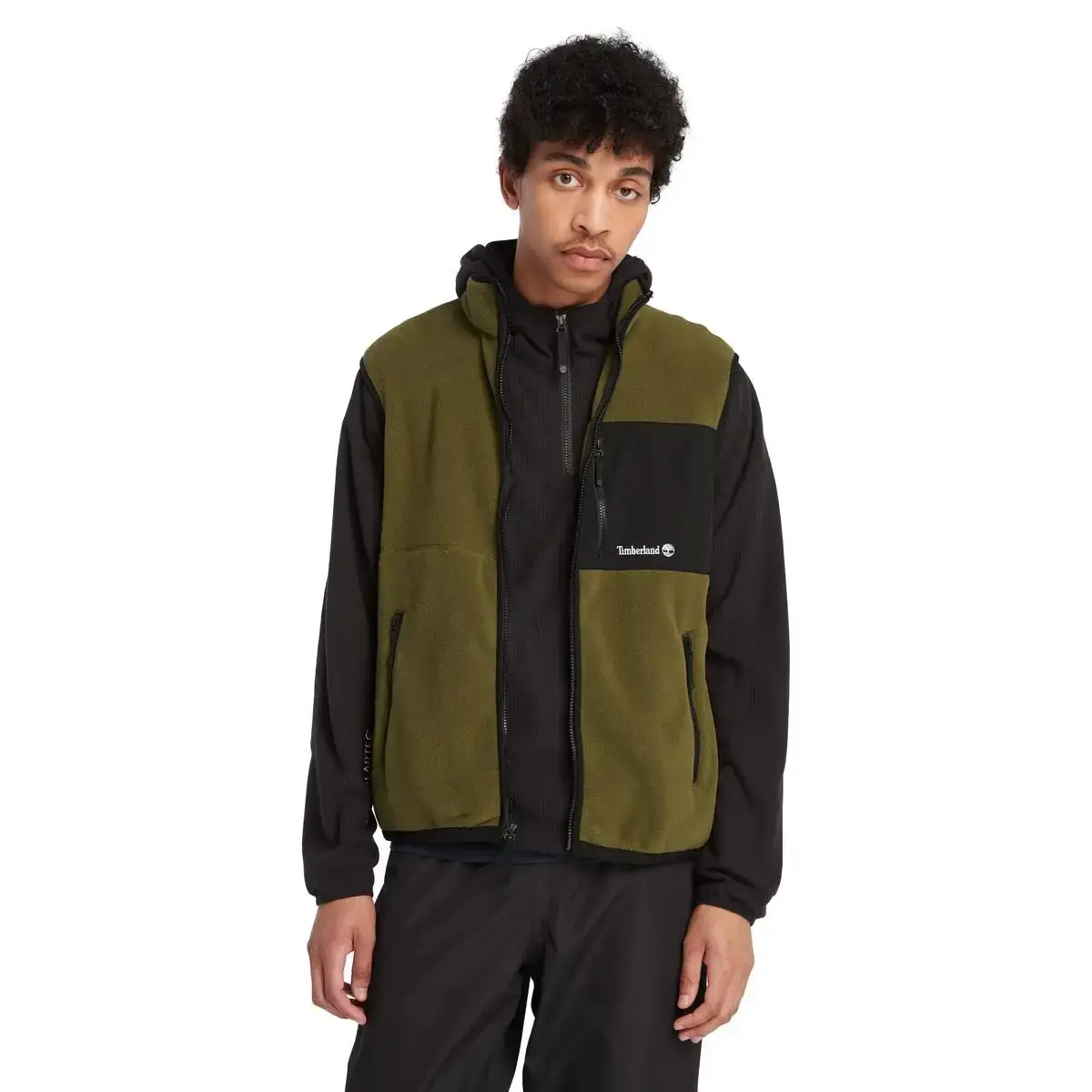 Timberland Outdoor Archive Re-issue Vest with Polar Yeşil Erkek Yelek