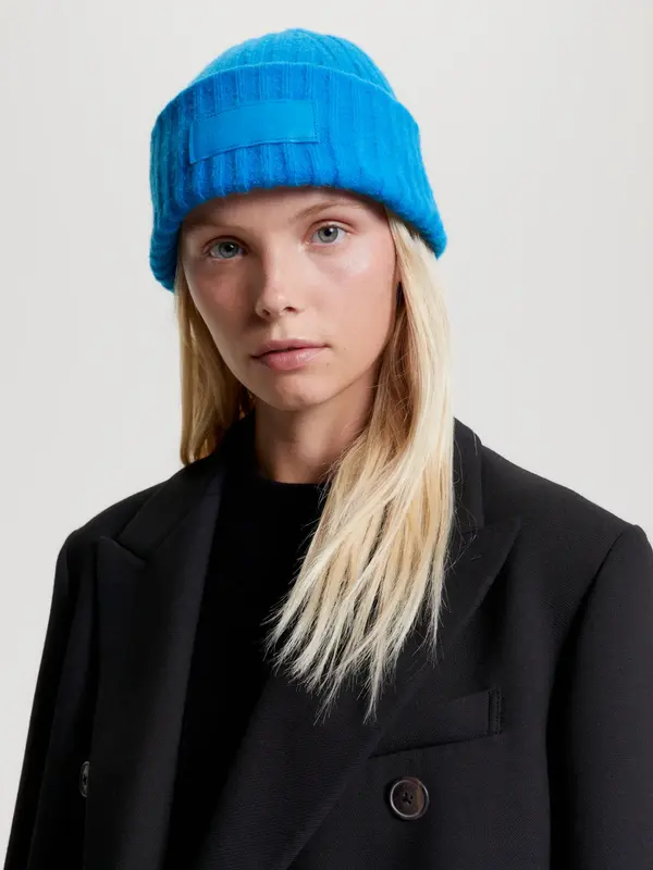 Tommy Hilfiger TOMMY TWIST BEANIE Kadın Mavi Bere