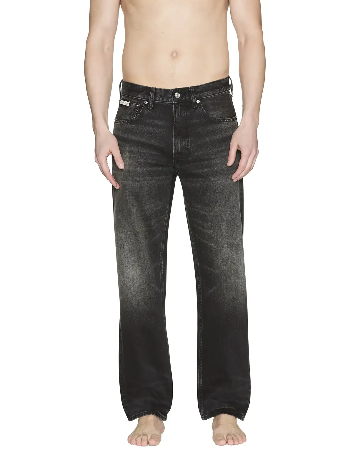 Calvin Klein 90S STRAIGHT KLEIN BLACK JEAN Erkek Siyah Kot Pantolon