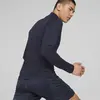 Puma Formknıt Seamless 1/2 Zıp Lacivert Erkek Yarım Fermuarlı Spor Üst