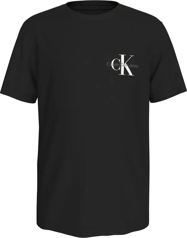 Calvin Klein CHEST MONOLOGO SS T-SHIRT Siyah Erkek T-Shirt