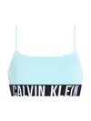 Calvin Klein UNLINED BRALETTE Mavi Kadın Spor Sütyeni