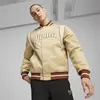Puma TEAM FOR THE FANBASE Varsity Jacket Açık Kahve Erkek Sweatshirt