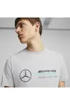 Puma MAPF1 ESS Logo Tee Gri Erkek T-Shirt