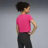PUMA W TAD ESSENTIAL Baby Tee Glowing Pink-PU Pembe Kadın T-Shirt