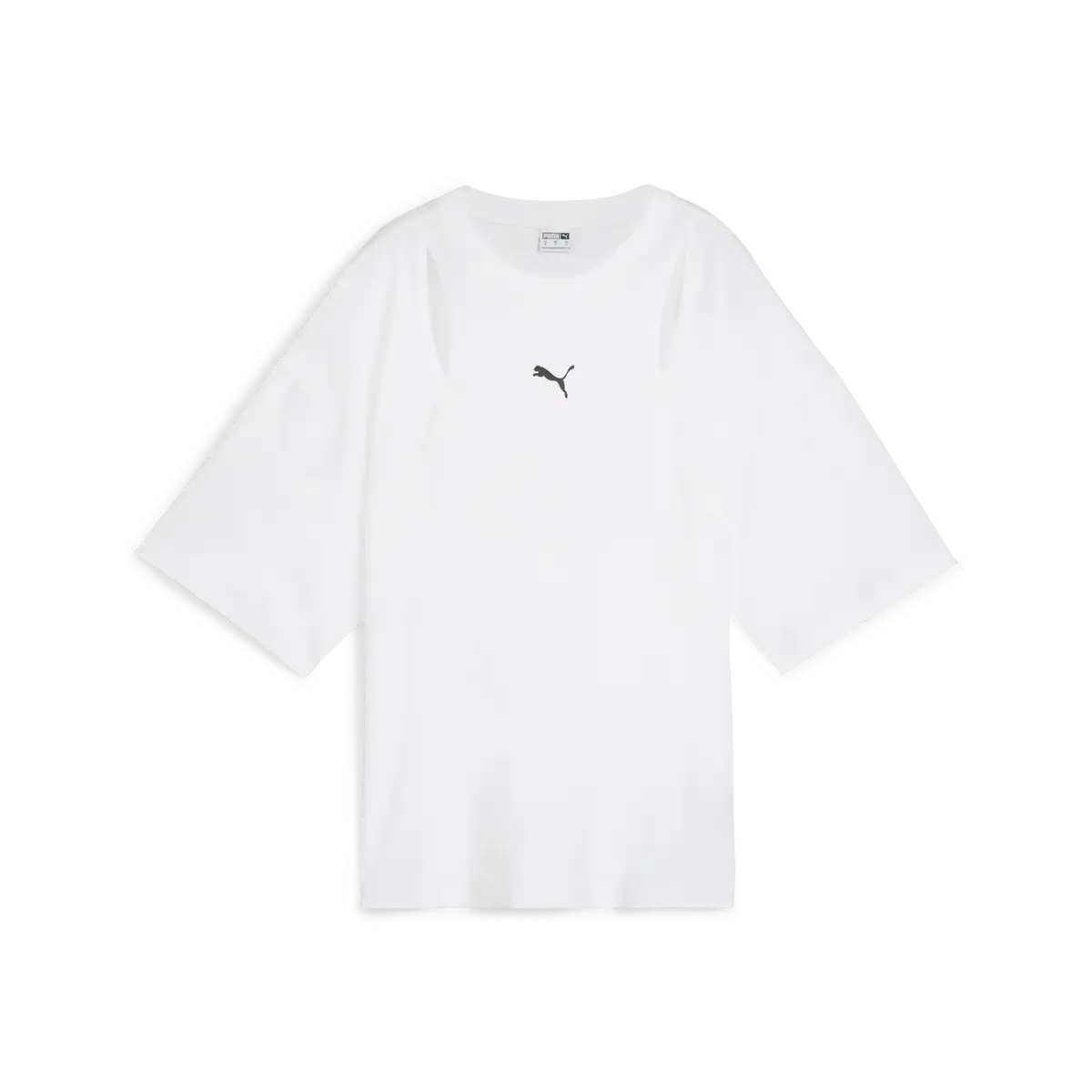 Puma DARE TO Oversized Cutout Tee Beyaz Kadın T-Shirt