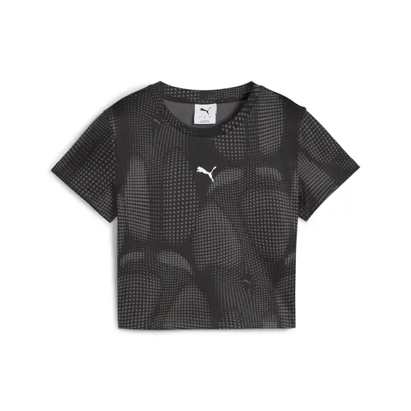 Puma DARE TO AOP Baby Tee Siyah Kadın Crop