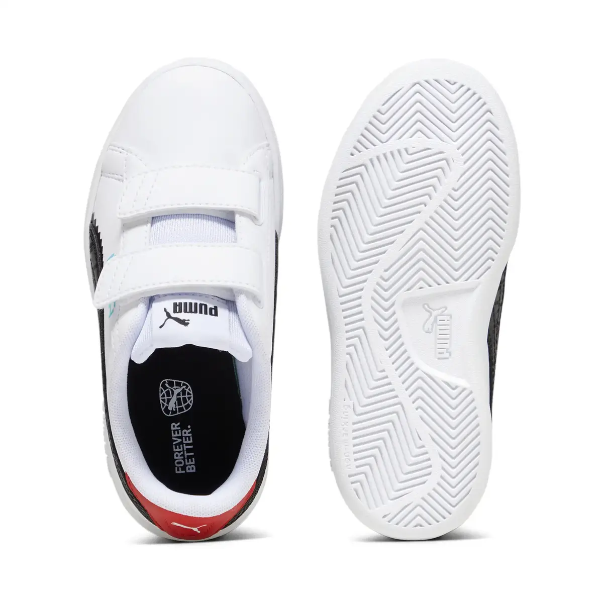 Puma Smash 3.0 L Play V PS Beyaz Çocuk Günlük Spor Ayakkabı