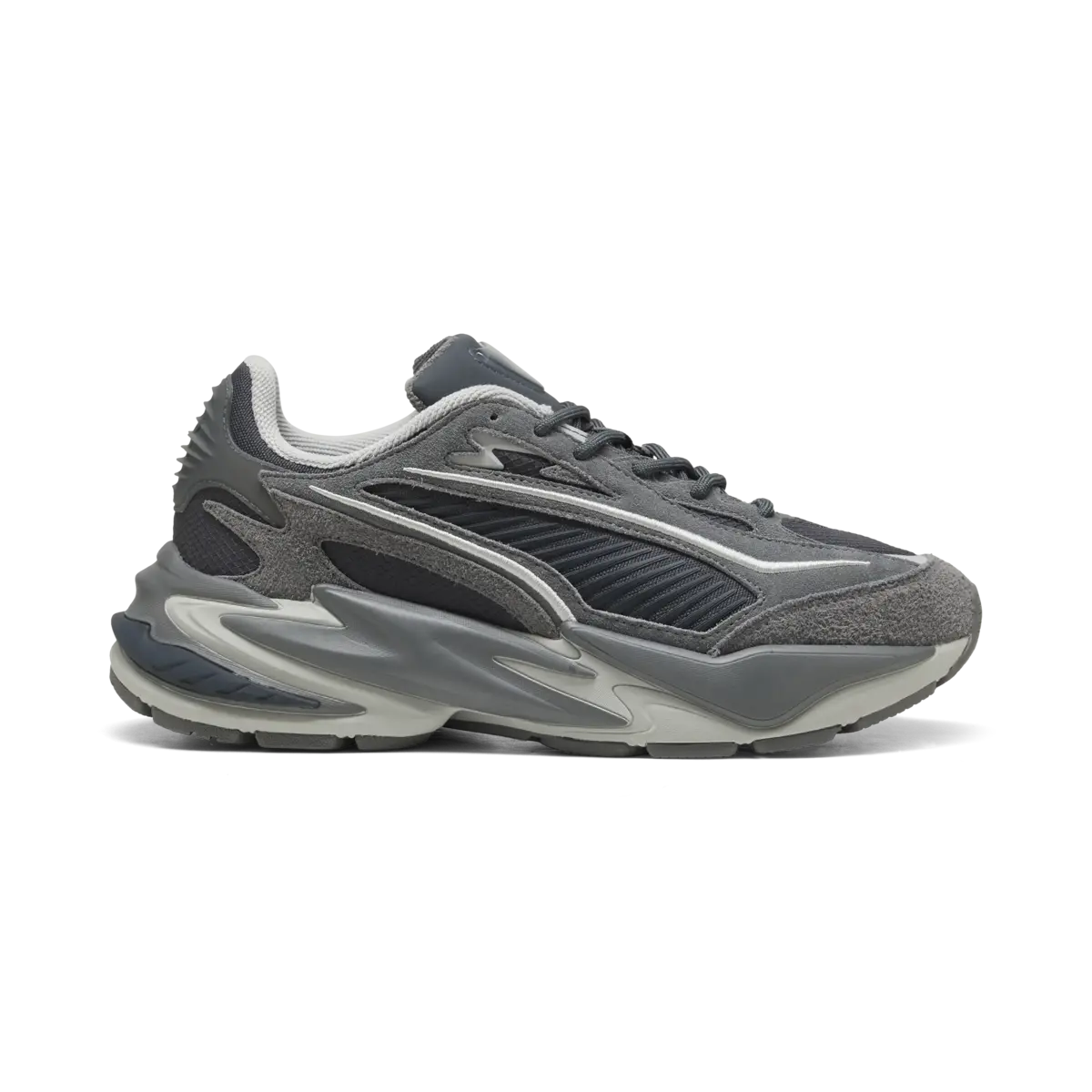 Puma RS Surge Hairy Suede Gri Unisex Günlük Spor Ayakkabı