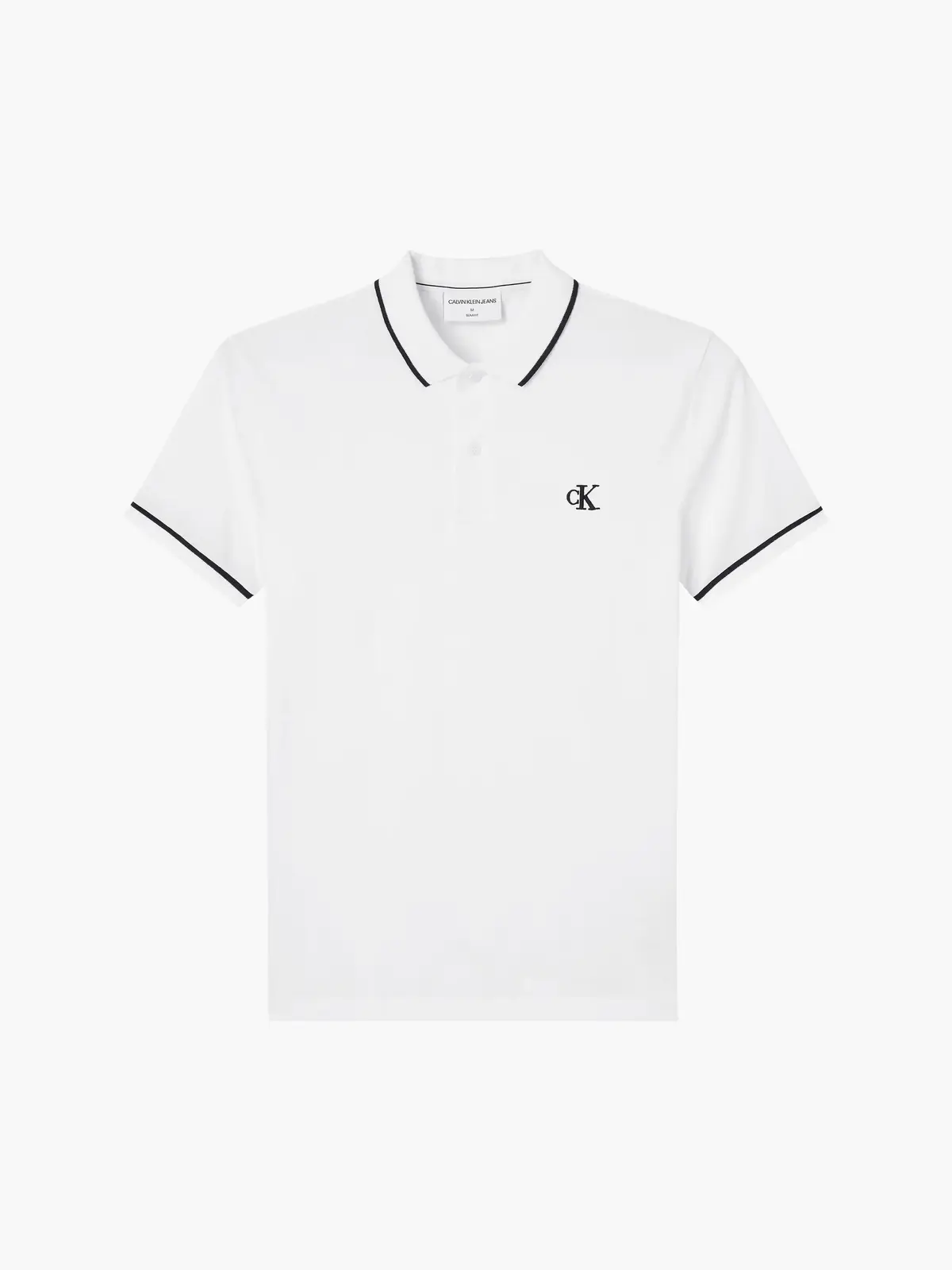Calvin Klein Beyaz Erkek T-Shirt & Polo