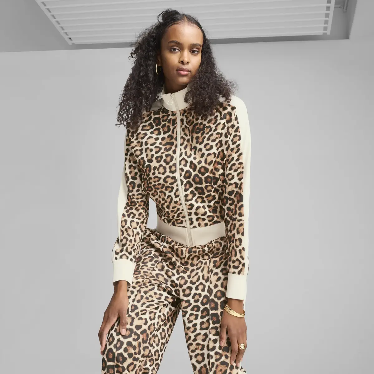Puma T7 LEO LUXE AOP Track Jacket Kadın Eşofman Altı