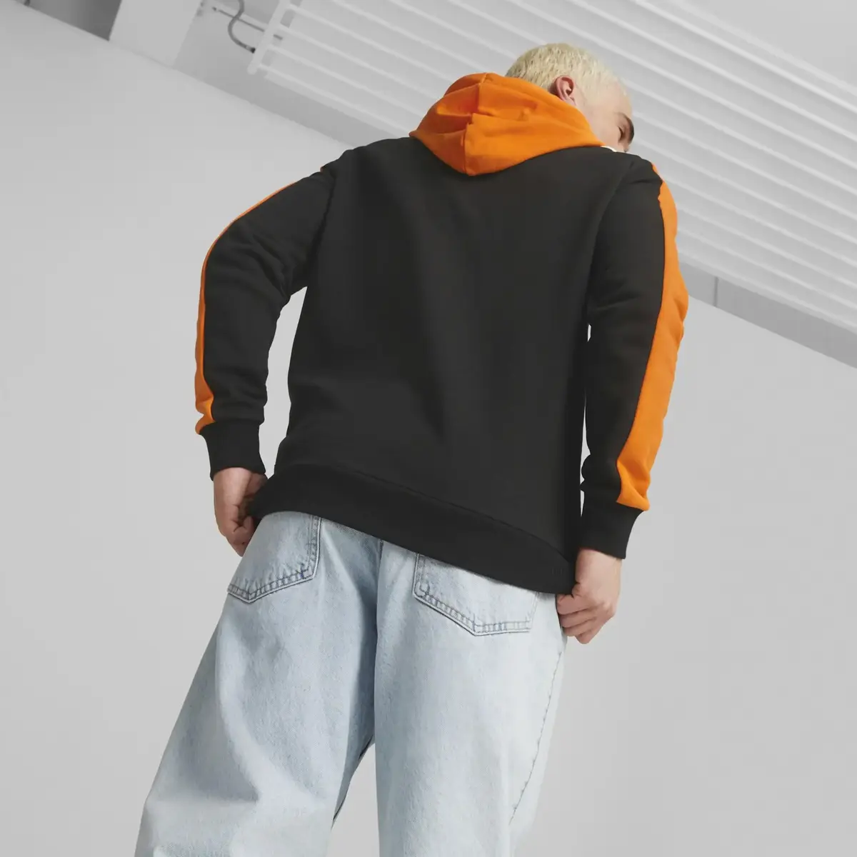 Puma ESS+ Block Hoodie TR Turuncu Erkek/Unisex Hoodie