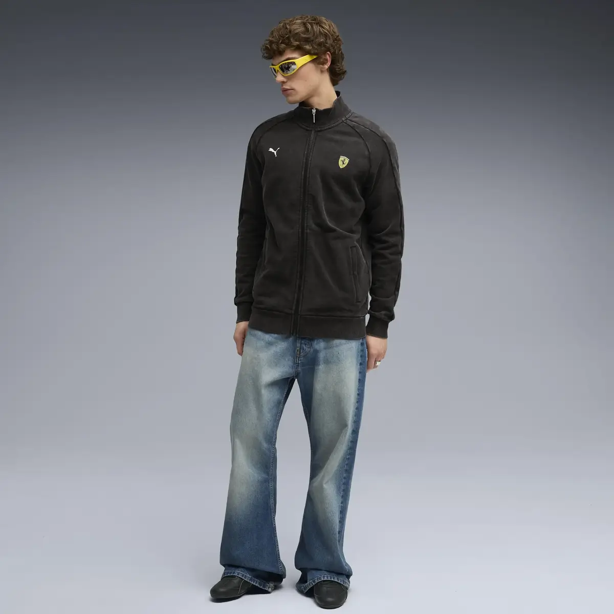 Puma Ferrari T7 Jacket Siyah Erkek Ceket