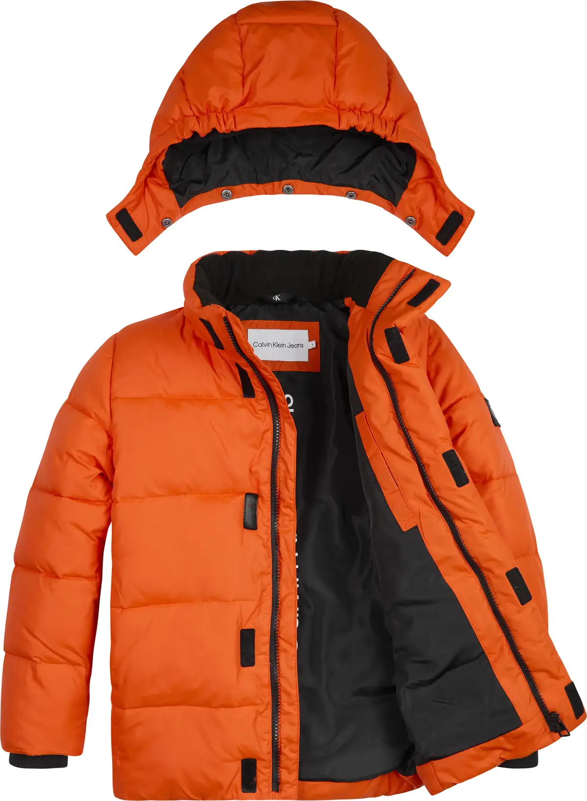 Calvin Klein ESSENTIAL PUFFER JAC Erkek Turuncu Şişme Mont