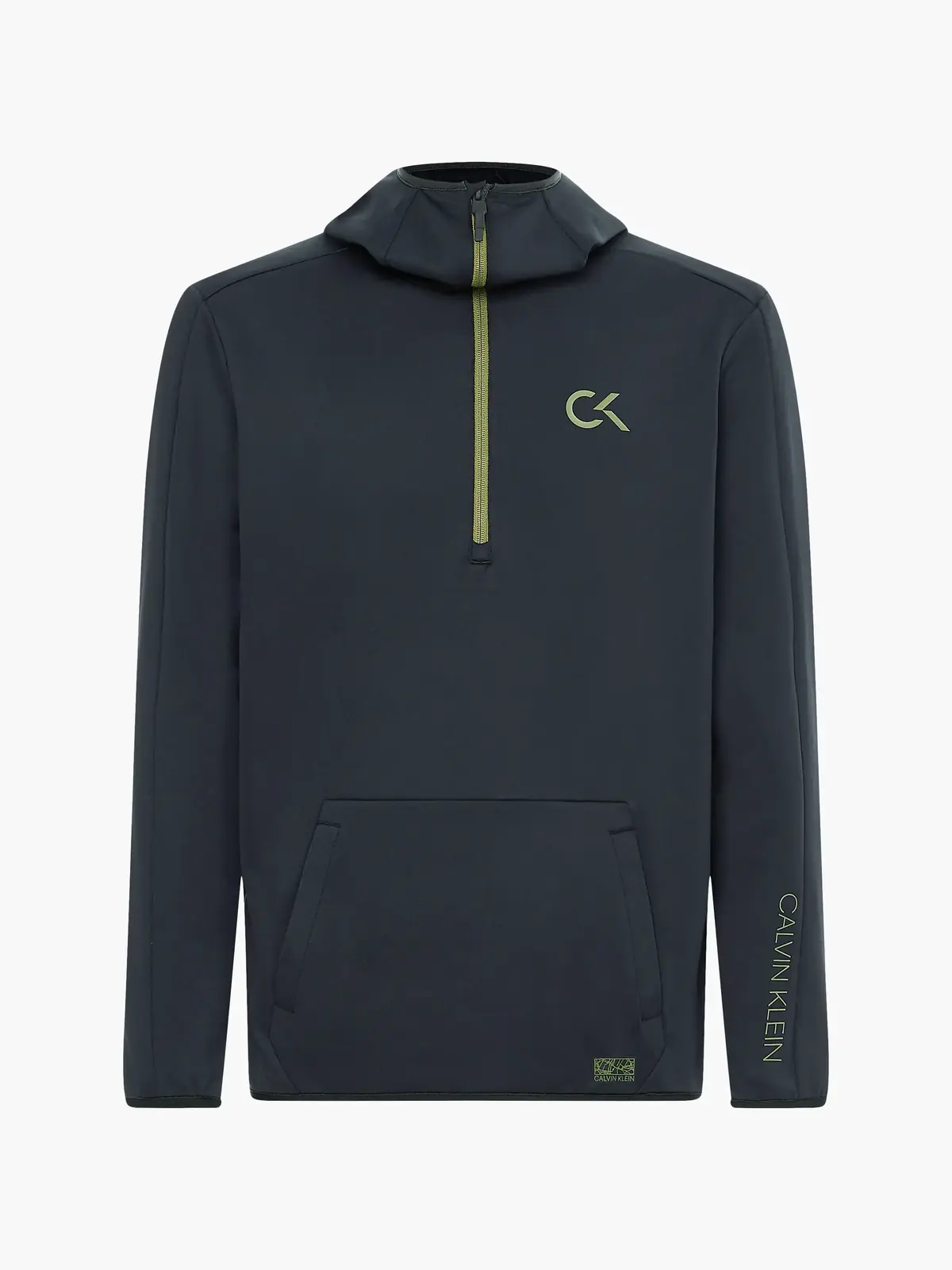Calvin Klein WO - Balaclava Hoodi Erkek Siyah Kazak