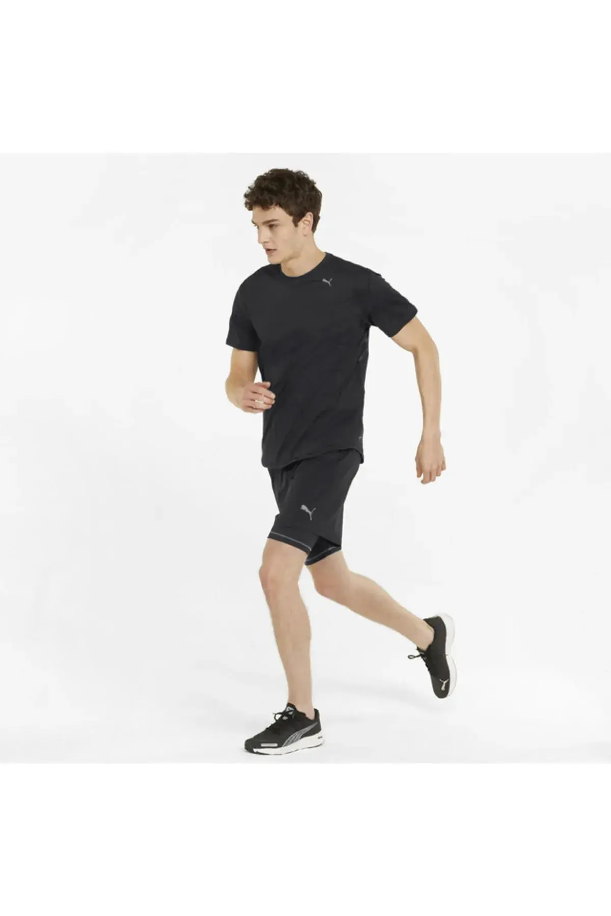 Puma Run 2In1 5 Short M Siyah Erkek Şort