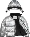 Calvin Klein 2 IN 1 METALLIC PUFF Kadın Gri Şişme Mont