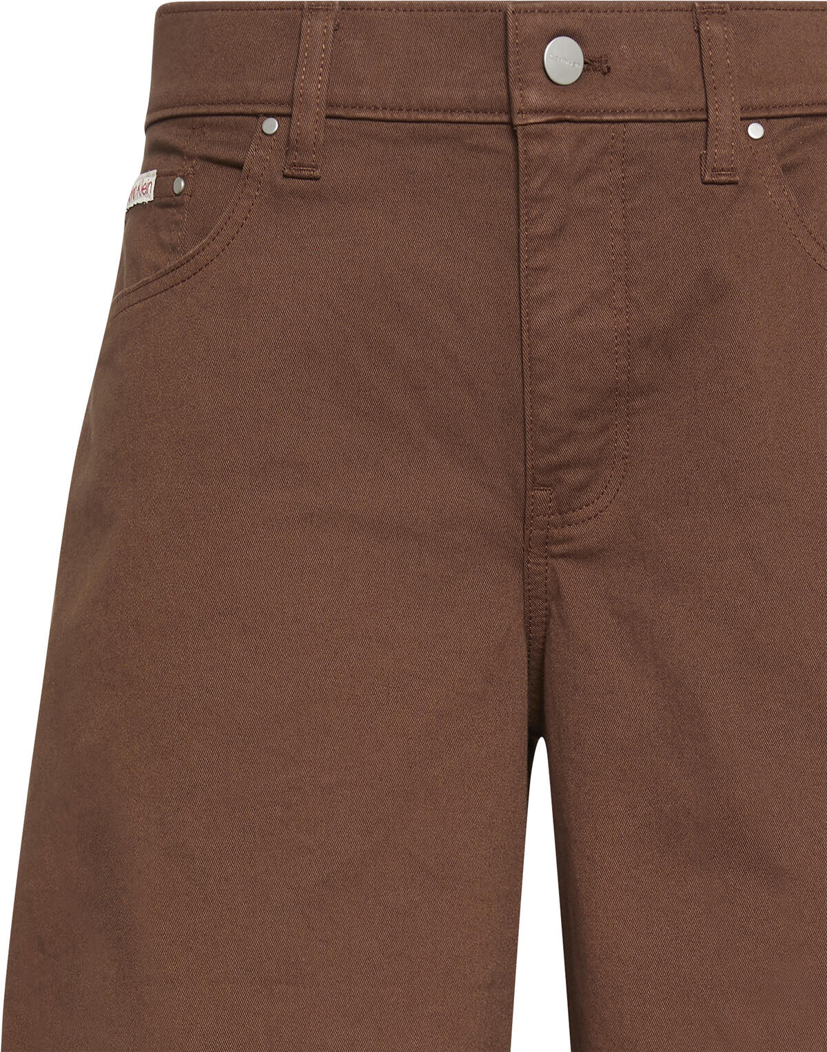 Calvin Klein SUPER WIDE 5 PKT PANT Kahverengi Kadın Pantolon Calvin Klein SUPER WIDE 5 PKT PANT Kahverengi Kadın Pantolon