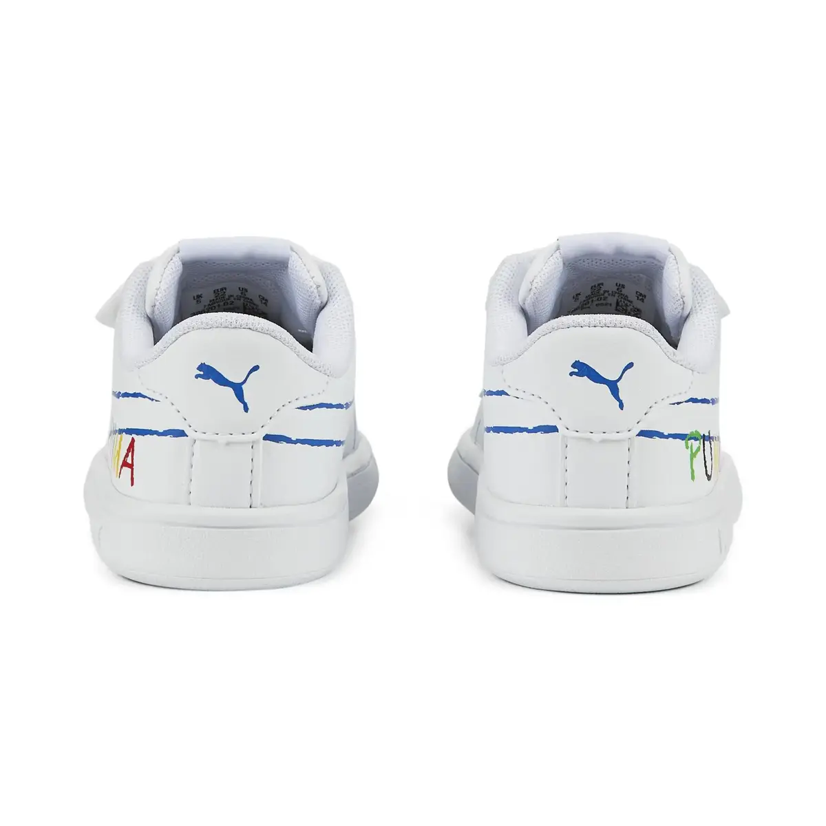 Puma Smash V2 Home School V Inf Beyaz Çocuk Çocuk Günlük Spor Ayakkabı