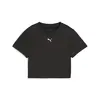Puma TAD ESSENTIAL W Baby Tee Siyah Kadın Crop