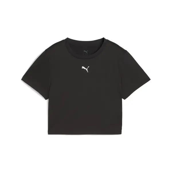 Puma TAD ESSENTIAL W Baby Tee Siyah Kadın Crop