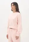 Calvin Klein A - CROPPED BADGE LOGO SWEATSHIR Pembe Kadın Sweatshirt Calvin Klein A - CROPPED BADGE LOGO SWEATSHIR Pembe Kadın Sweatshirt