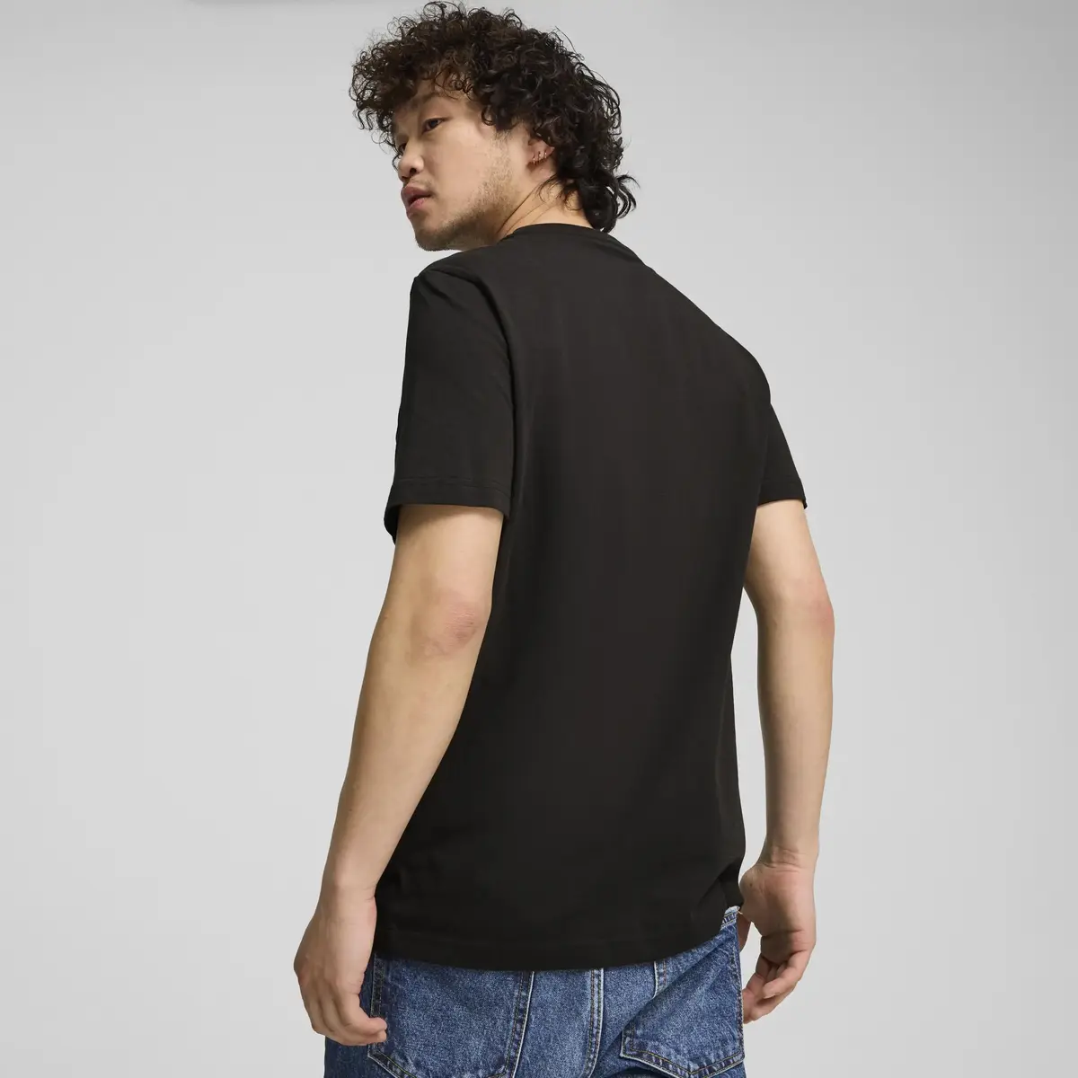 Puma MAPF1 ESS Logo Tee Siyah Erkek T-Shirt