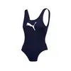 Puma SWIM WOMEN SWIMSUIT 1P navy Siyah Kadın Mayo