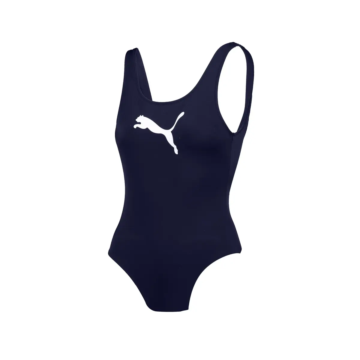 Puma SWIM WOMEN SWIMSUIT 1P navy Siyah Kadın Mayo