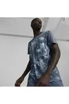 Puma Run Aop Graphıc Ss Tee M Lacivert Erkek Koşu Ve Performans T-Shirt