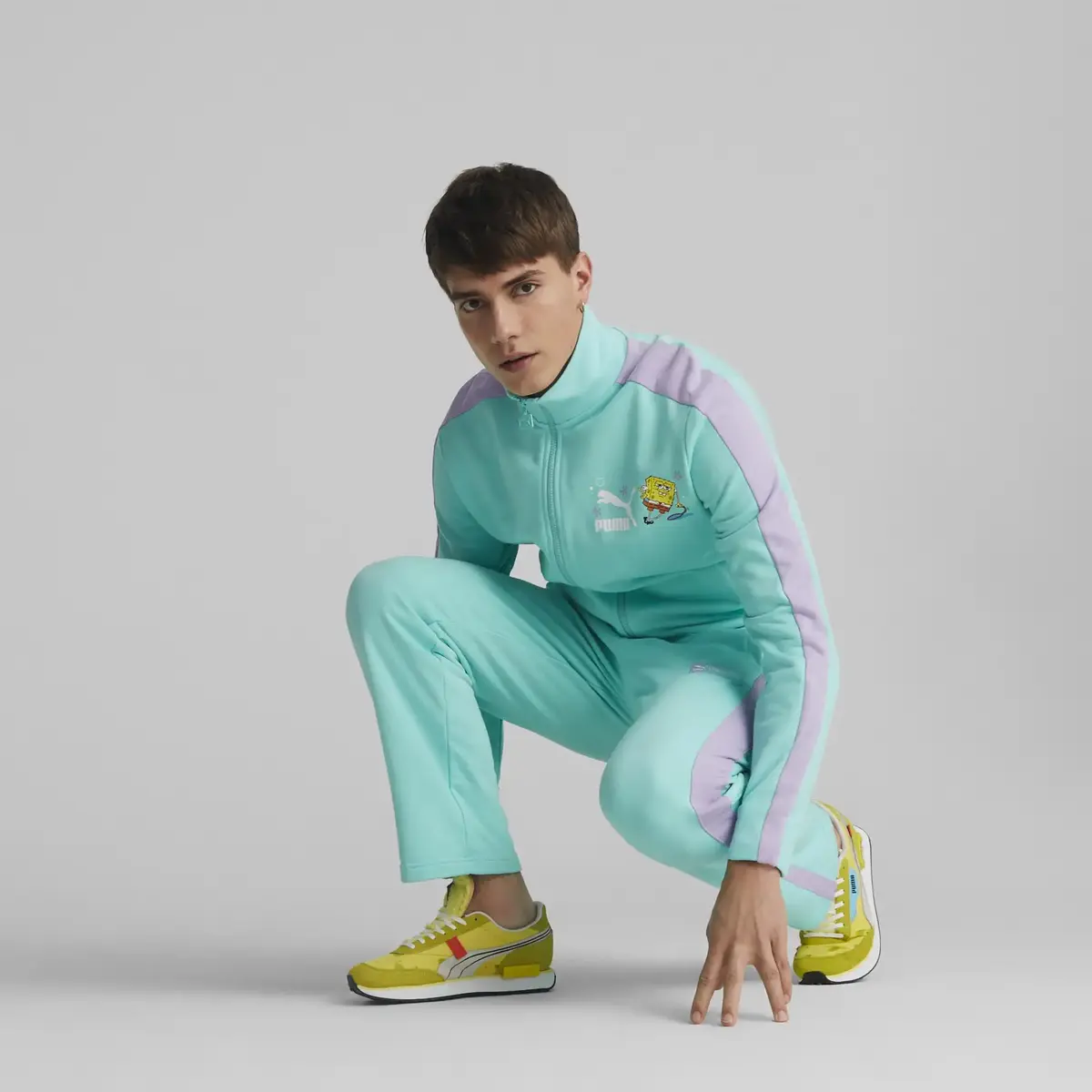 PUMA X SPONGEBOB T7 Fermuarlı Sweatshirt