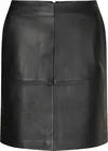 Calvin Klein ESSENTIAL LEATHER MI Kadın Siyah Etek