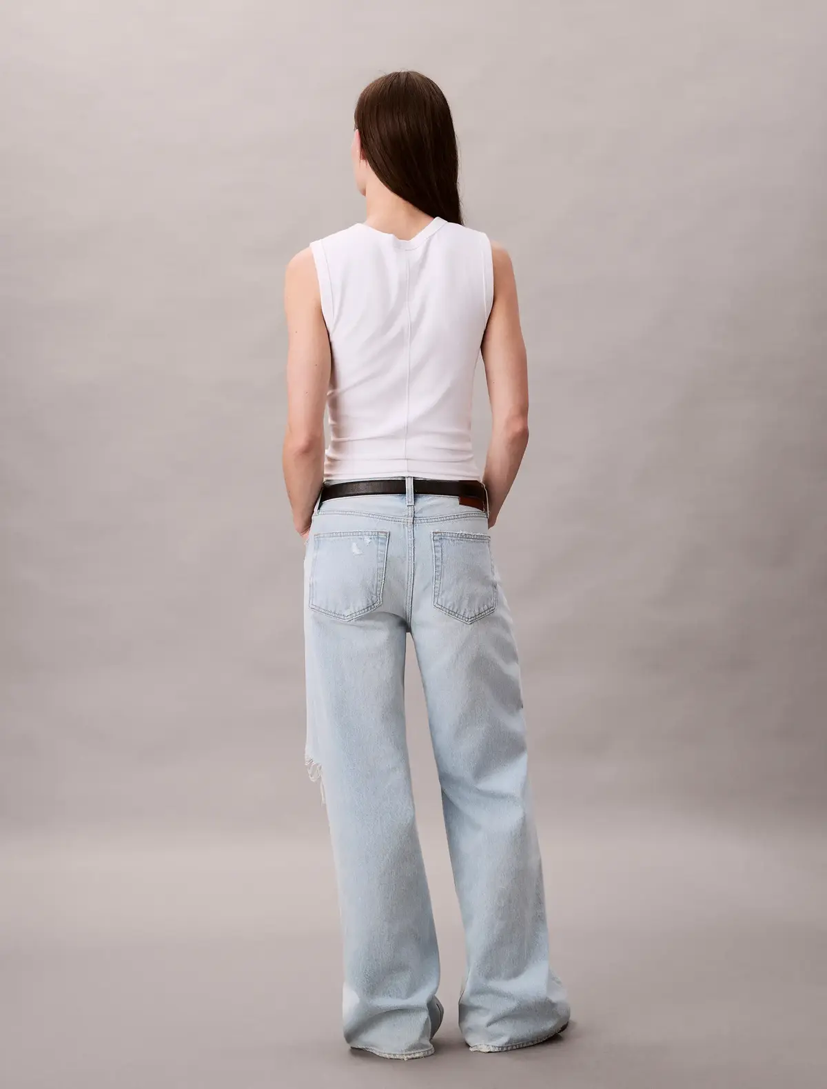 LOW RISE BAGGY LT RI, 0SK