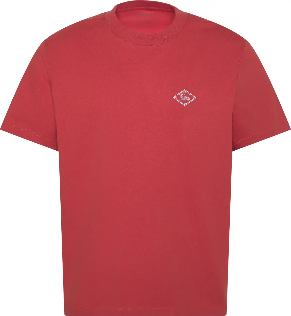 Calvin Klein SS 20S CALVIN MATCHBOX GRAPHIC T Erkek Kırmızı T-Shirt