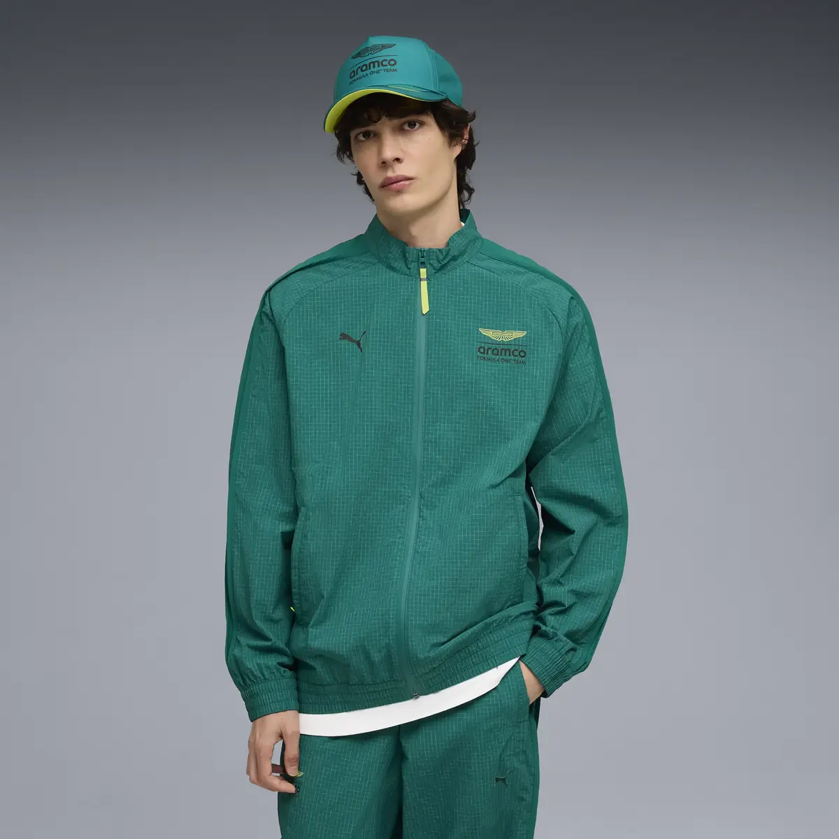 Puma AMF1 T7 Oversized Jacket Yeşil Erkek Ceket