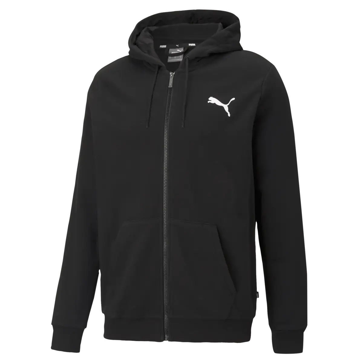 Puma ESS Small Logo FZ Hoodie Siyah Erkek Fermuarlı Ceket
