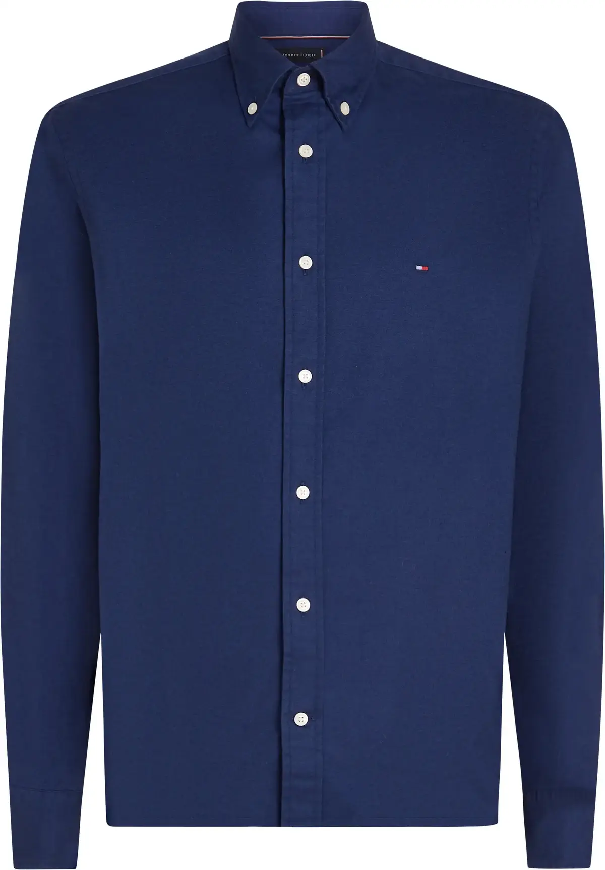 Tommy Hilfiger FLEX FLANNEL SOLID R, C7G Lacivert Erkek Gömlek