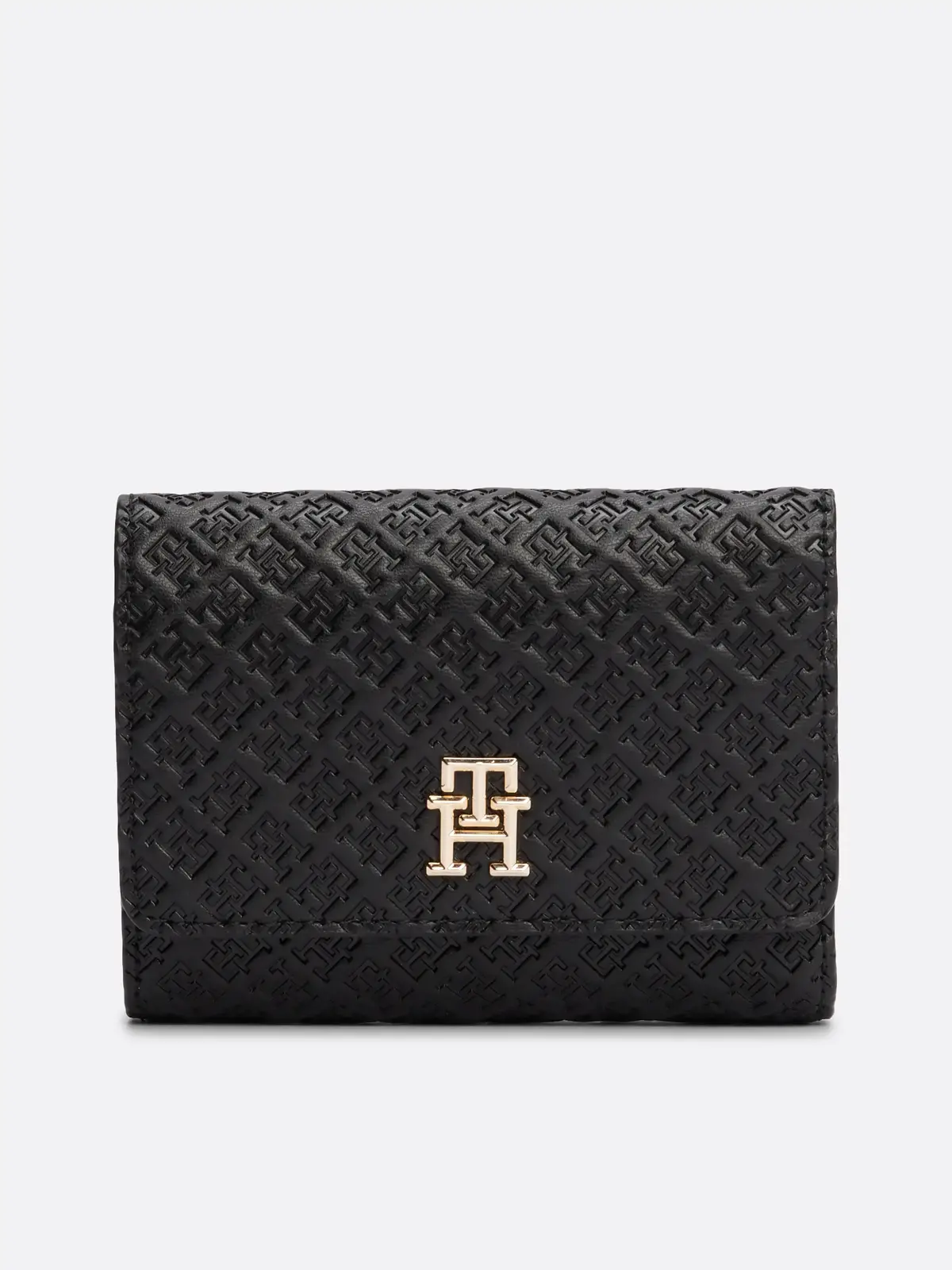 Tommy Hilfiger TH ETERNITY TRIFOLD Kadın Siyah Cüzdan