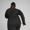 Puma RUN GRID FLEECE 1/2 ZIP Siyah Kadın Fermuarlı Üst