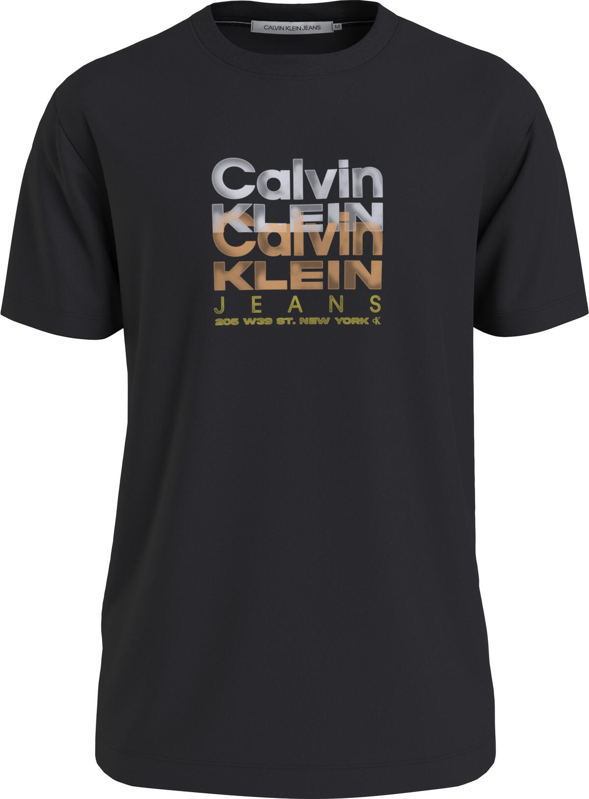 Calvin Klein REPEAT LOGO T-SHIRT Erkek Siyah T-Shirt