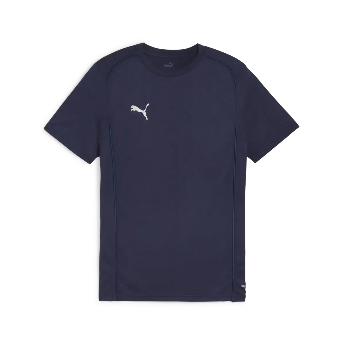 PUMA teamFINAL Casuals Tee PUMA Navy-PUMA Sil Lacivert Erkek T-Shirt