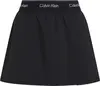 Calvin Klein WO - SKORT, UB1 Siyah Kadın Etek